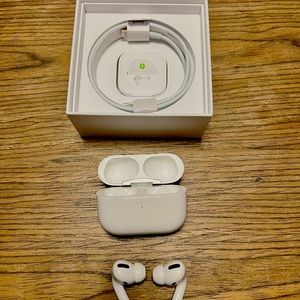 Apple AirPods Pro slightly used. Comes with everything.